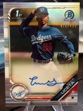 2019 Bowman Chrome Prospect Autographs Refractors #CPAEU Edwin Uceta 476/499
