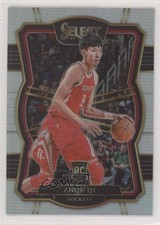 2017-18 Panini Select Premier Level Silver Prizm Zhou Qi #198 fm0