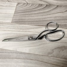 Gingher 8 Dressmaker Chrome Plated Steel Fabric Shears Scissors Italy Made