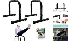  Fitness Parallettes, Medium Parallette Bars for Calisthenics, Crossfit & 