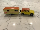 Lesney Matchbox Superfast #57 Trailer Caravan & #18 Field Car England