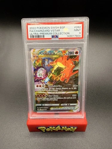 2022 Black Star Promo Ultra Prem Coll. #262 Full Art Charizard VSTAR PSA 9 Card