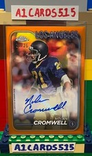 Nolan Cromwell - 2024 Topps Chrome Variation Auto - Orange Refractor 20/25