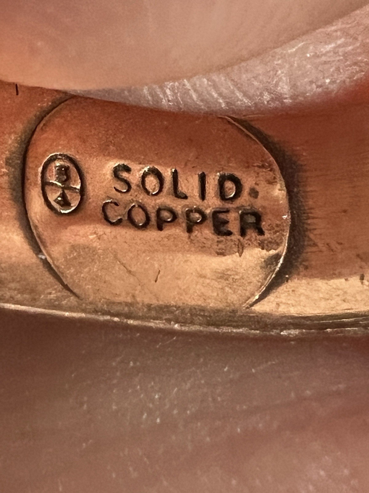 Vintage Solid Copper Cuff Bracelet Southwestern S… - image 4