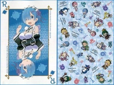 Re:Zero Fleece Blanket Vol.3 Set of 2 Anime 50x60 inches