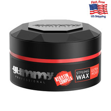 Gummy Professional Hair Styling Wax for Men - Ultra Hold Pomade for Dry, Damp Ha
