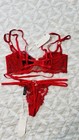 Set:For Love And Lemons Rosa Lace Underwire Bra SDD + Thong Panties M NWT ￼ — photo 4