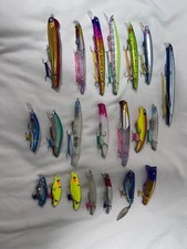 BlueBlue Fishing Seabass Lure Set of 21 with Case, Used, Slight Damage