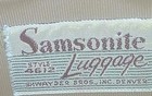 Vintage Samsonite Leather Luggage Train Case Railroad Bag Brown No Key — photo 6