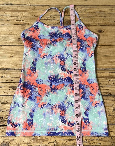 Ivivva by Lululemon Mädchen Größe 10 mehrfarbig integrierter BH Trommel Tank Power Y - Bild 4 von 7