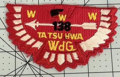 THREAD BREAK TA TSU HWA 138 LODGE FLAP BOY SCOUT ORDER ARROW OA BSA PATCH