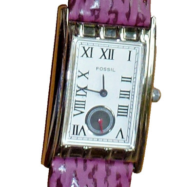 FOSSIL Vintage DAU Damen TM-6204 1990er Ungetragen,Fossil-Armband & Batterie TOP