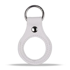 Dual Leather Coin Holder Keychain for AA Sobriety Coins Portable Coin Keychain