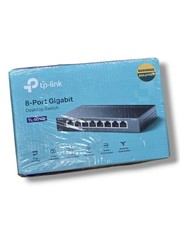 TP-Link TL-SG108 8-Port Gigabit Ethernet Desktop Switch Ver 4.0 NEW SEALED