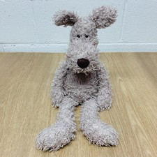 Original Jellycat Scamp Pup Medium 18" Curly Haired Puppy Dog Retired Soft Toy