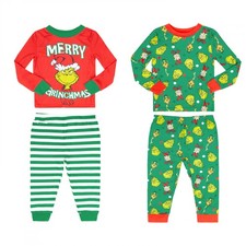 The Grinch Merry Grinchmas Infant Pajamas 2-Pack Multi-Color