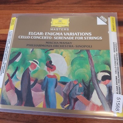 MISCHA MAISKY elgar: enigma variations PMDC FRANCE VG+/EX (CD Album, Klassik)