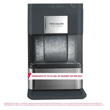 Gallery 33 Lbs. Touchscreen Nugget Ice Maker - Stainless Steel Accent, EFIC22...
