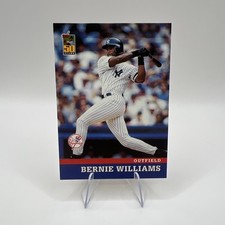 Bernie Williams Topps 50 Years Post Collector’s Series 3/18 New York Yankees HOF
