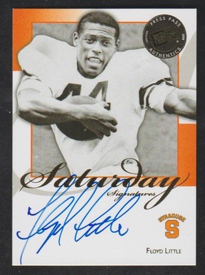 FLOYD LITTLE 2008 Press Pass Saturday Signatures #SS-FL SP ON CARD AUTO Qty