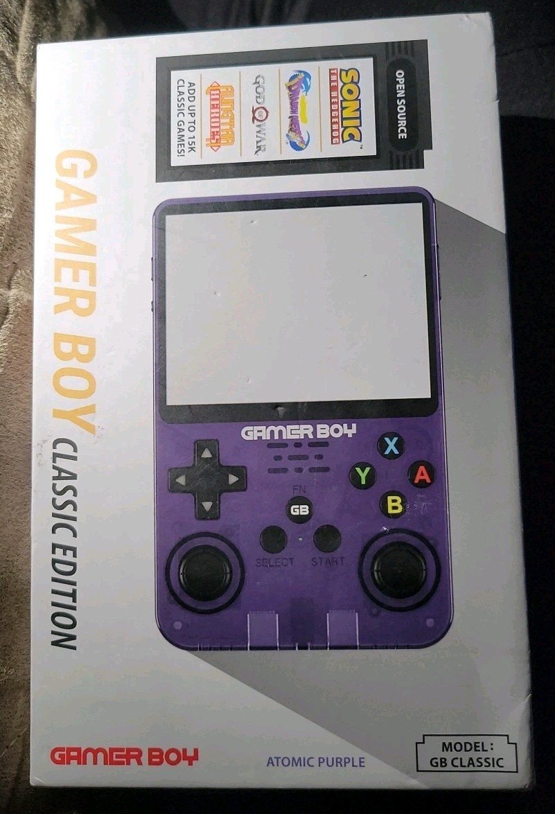 GAMER BOY 🕹️ Classic Edition (2024) - Atomic Purple - Model GB