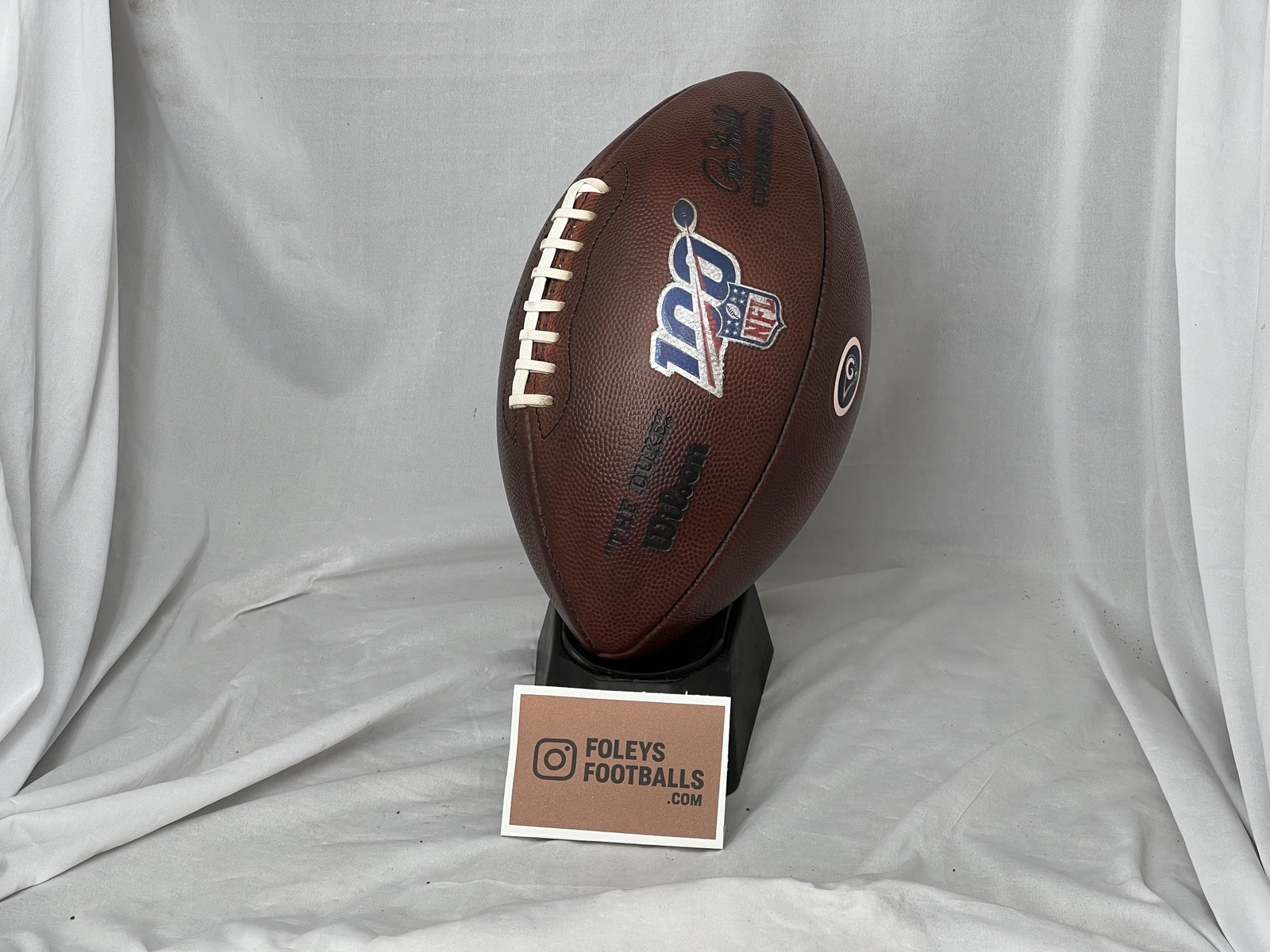NFL The Duke Wilson Football - 100 yr Game Ball - Game Prepped & Conditioned