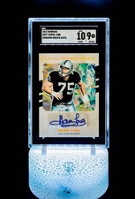 Howie Long 2022 Donruss Gridiron Greats Auto #GG97 / SGC 9 MT, Auto 10