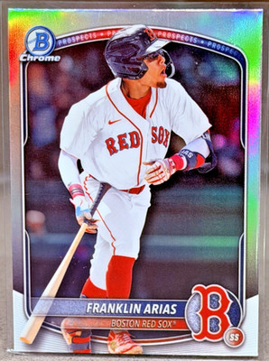 2025 Bowman Draft Chrome Refractor Prospect Franklin Arias BDC-13 Boston Red Sox