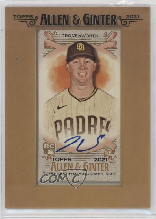 2021 Topps Allen & Ginter's Framed Mini Jake Cronenworth #FMA-JC Rookie Auto RC