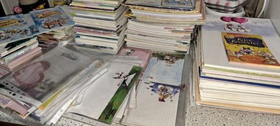 30x Diddl Blockfrische Blockblätter Mix Überraschungspaket A6, A5 & A4 Format 