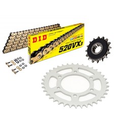 660 Tuono Silent Front Chain and Sprocket Kit DID VX3 Gold Aprilia 2021