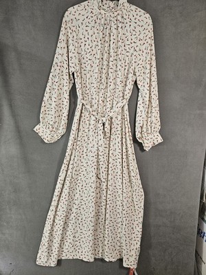 NWT Cider Large Maxi Dress Cherry Highneck Long Sleeve Keyhole Belt Cottagecore | eBay NWT Cider Large Maxi Dress Cherry Highneck Long Sleeve Keyhole Belt Cottagecore | eBay
