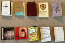 10 Pack Women's Designer Fragrance Sample Vials Travel Size Perfume Set L K 