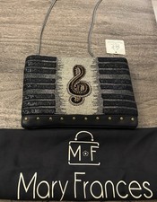 Mary Frances Special Rare Melody Gorgeous Beaded Handbag Music NWT