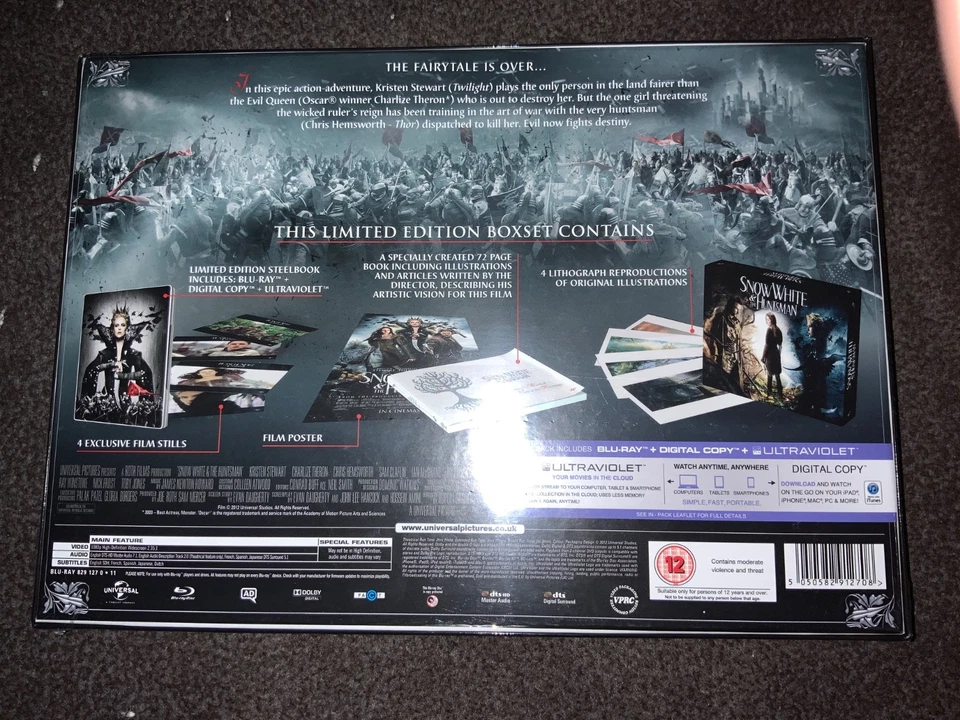 Snow White and the Huntsman (Blu-ray) (UK IMPORT) limited edition - Image 2 of 2