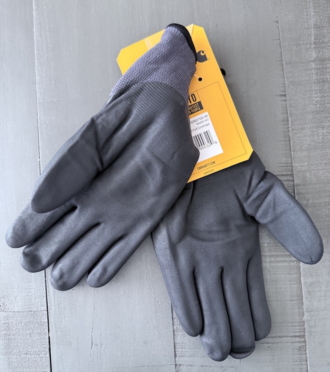 Carhartt Men's Thermal Lined Full Coverage Nitrile Grip Gloves