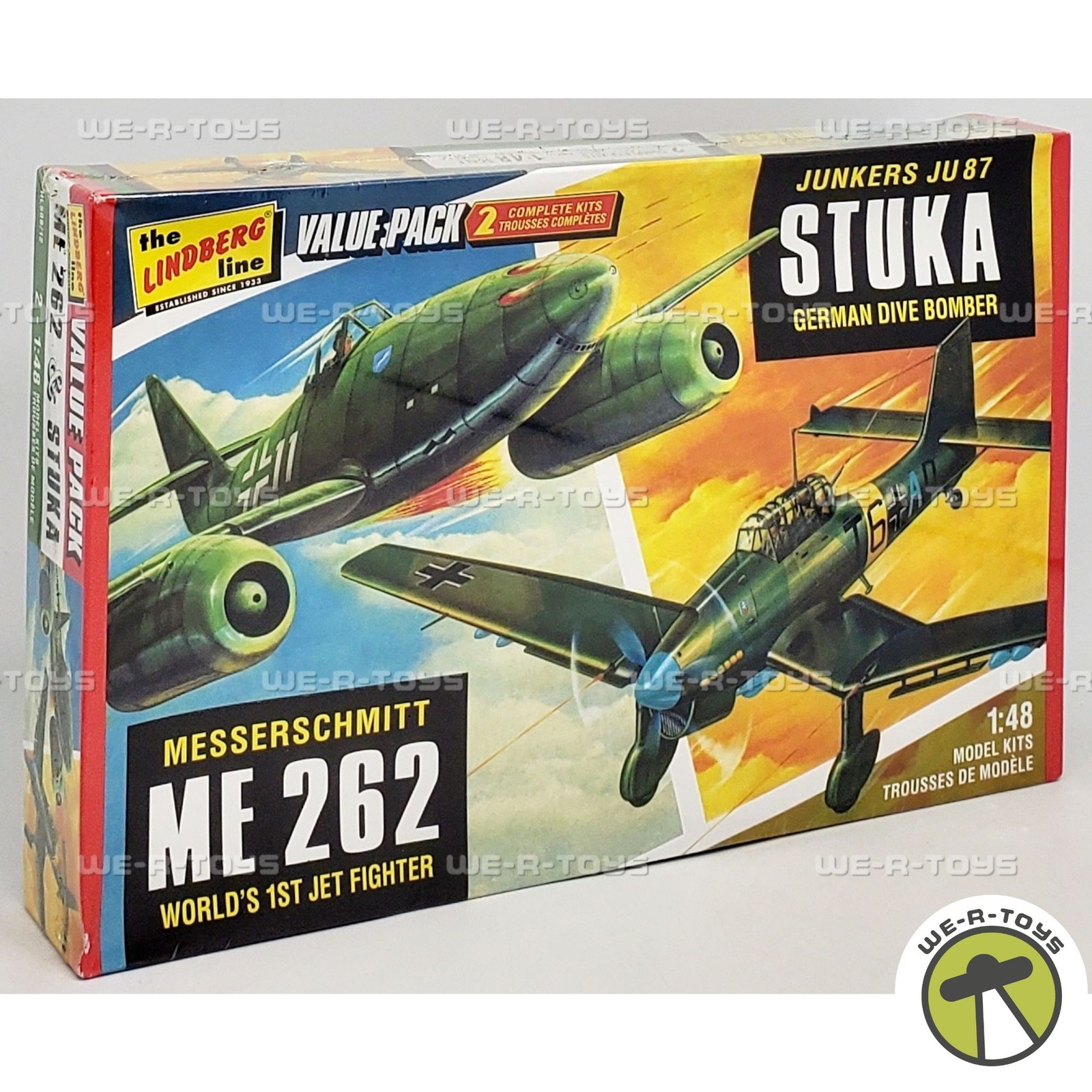 Junkers Ju 87 Stuka German Dive Bomber & Messerschmitt ME 262 Model Kit 00760