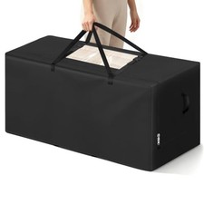 Cuddly Nest Folding Mattress Storage Bag Fits 6" Queen Mattress, Black