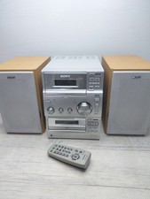 Sony CMT-CP100 Micro HiFi Stereo System CD Cassette Radio + Speakers + Remote