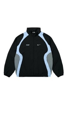 PALACE Nike Track Jacket MIKL FONT SWOOSH HOOD - BLACK - SIZE S