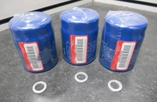 Genuine Honda 15400-PLM-A02 Oil Filter 3 Pk Filters, 3 Washers 