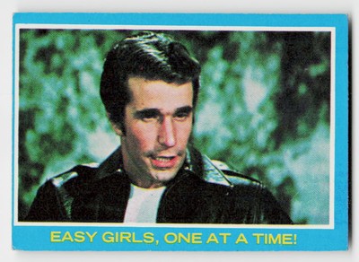 1976 Topps Happy Days #7 Easy Girls, One at a Time! | eBay
