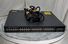 Cisco Catalyst 3650 WS-C3650-48FD-S Network Switch PoE+ 4X1G SEE NOTES
