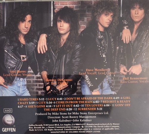 Y&T 10 CD 1990 Geffen Records - Imagen 2 de 3