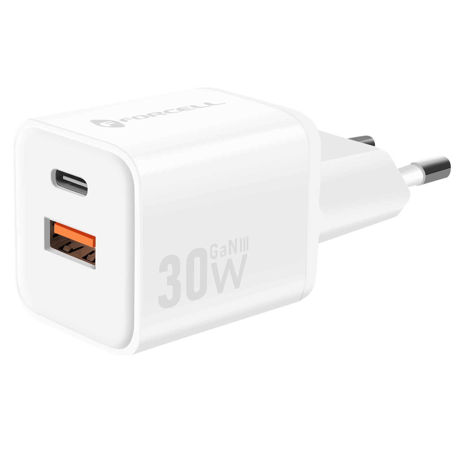 Chargeur GaN III 30W Forcell pour remplacer vos gros blocs encombrants par un format mini