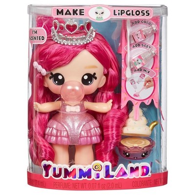 Yummiland Puppen Mega Lipgloss und Körperduft Puppe Geschenkset - Bianca