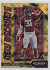 2023 Panini Prizm Draft Picks New Recruits Gold Ice Will Anderson Jr #NR-7 2y0