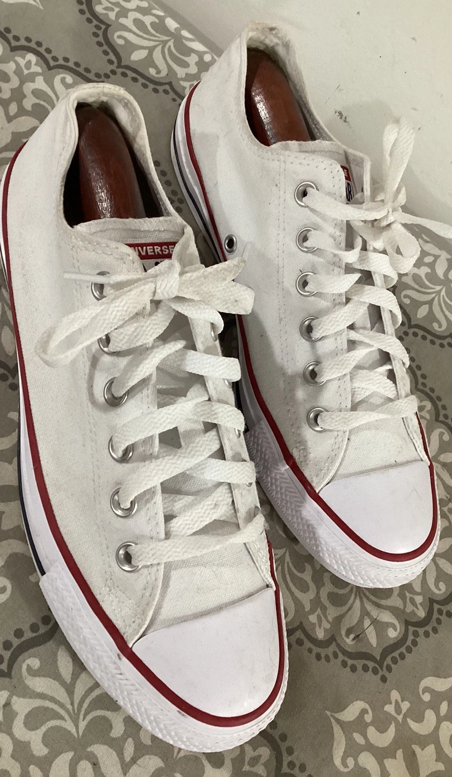 converse basso bianco taglia 7 uomo 9 donna