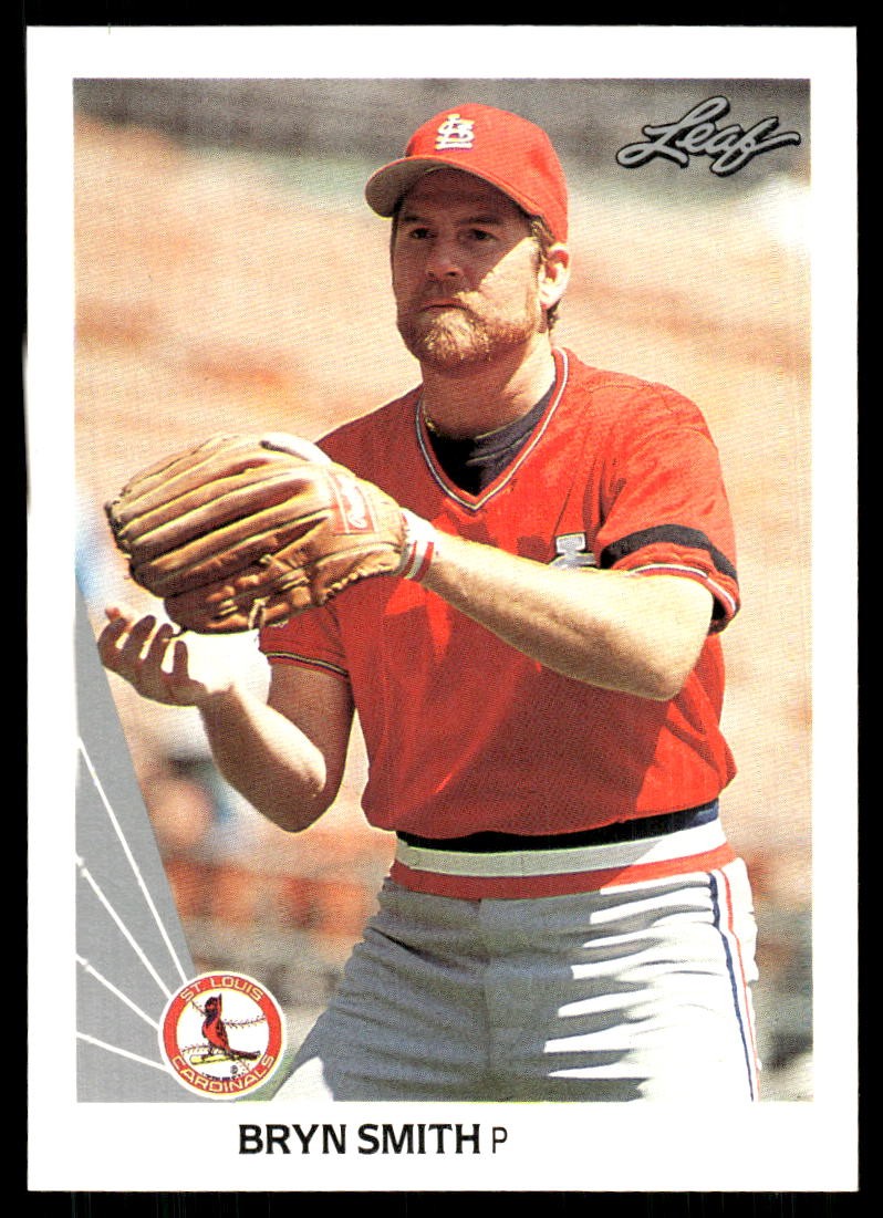 Bryn Smith 1990 Leaf #393 Cardinals FREE SHIPPING StackedPacks