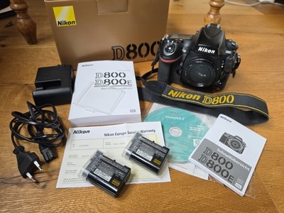 Nikon D800 36.3 MP SLR-Digitalkamera - Schwarz (Body, Nur Gehäuse) OVP